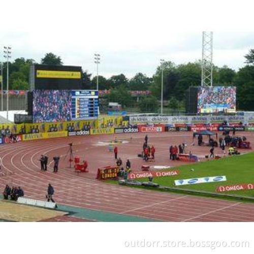 High brightness P10 DIP full color indoor stadium led displ